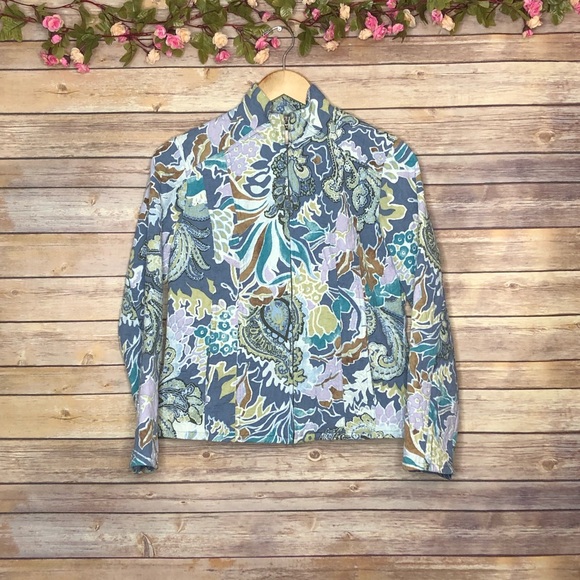 Chico's Jackets & Blazers - Chico’s Floral Paisley Jacket